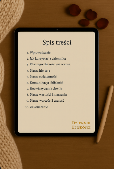 Dziennik Bliskości -15 minut dziennik, które zmienią Wasz związek”  (E-book)